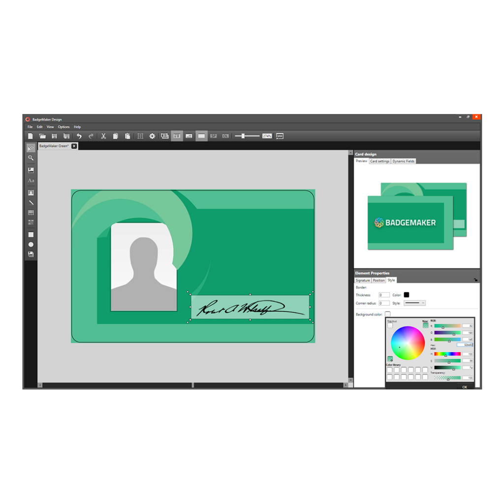 BadgeMaker PRO Card Design and Print Software